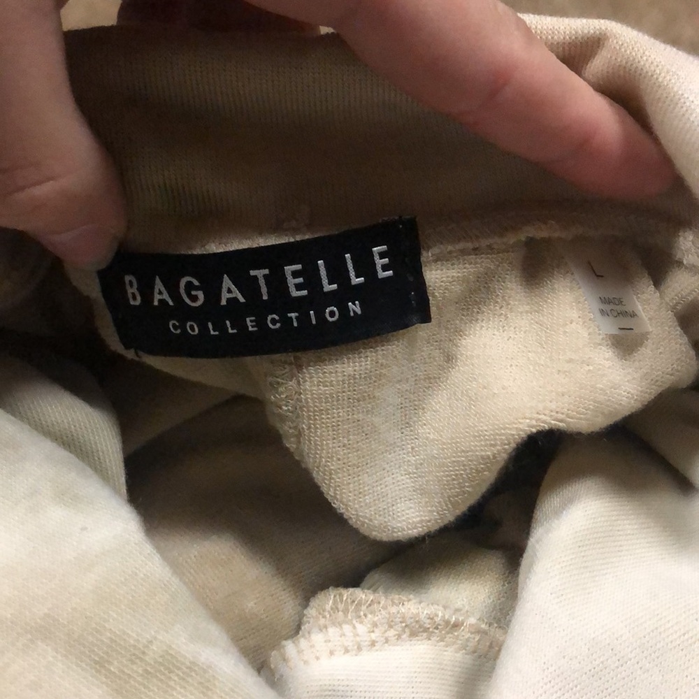 BAGATELLE NWT French terry draped tie dye wrap cardigan E5 - Picture 9 of 9